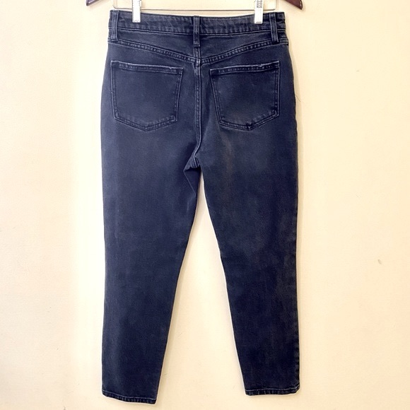 No Boundaries Jeans Size 9/6-8 Washed Black Distressed Skinny Leg - Picture 5 of 8